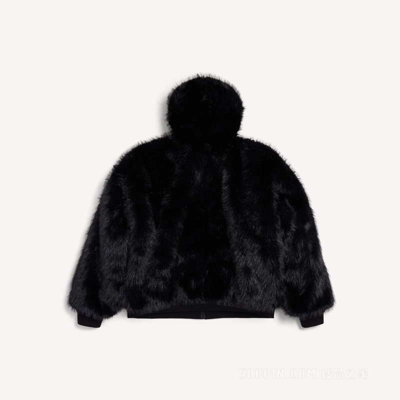 SKI 拉链连帽卫衣