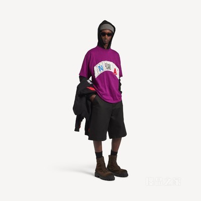 BALENCIAGA | NBA COLLABORATION廓形T恤