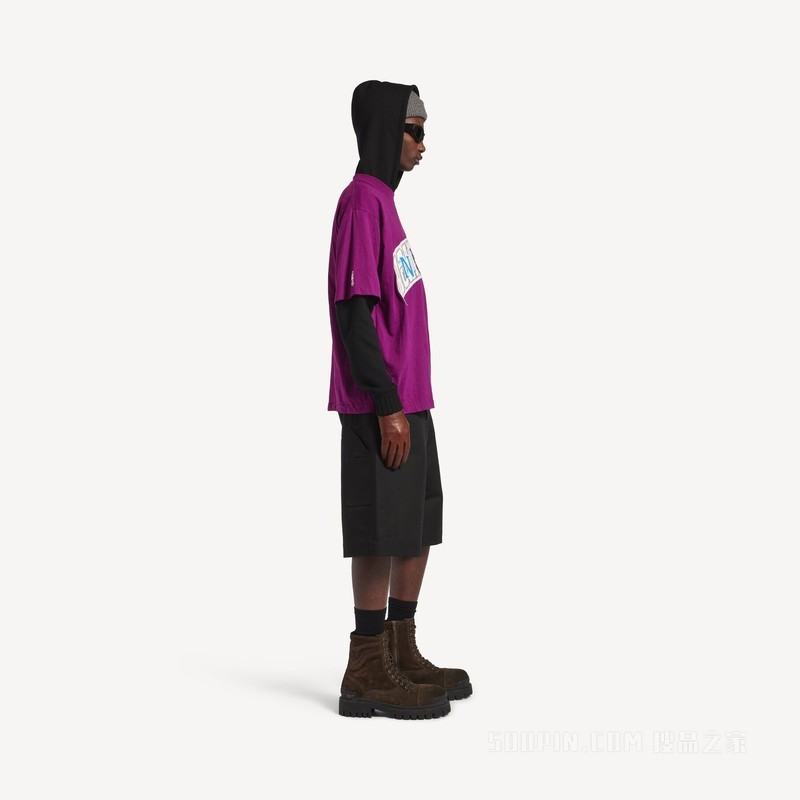 BALENCIAGA | NBA COLLABORATION廓形T恤