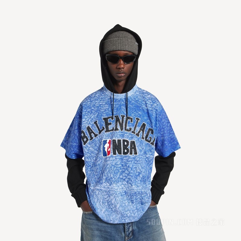 BALENCIAGA | NBA COLLABORATION廓形T恤