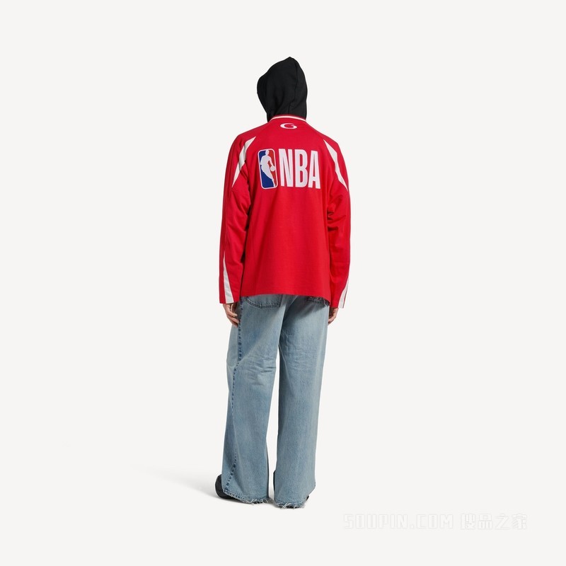 BALENCIAGA | NBA 联名系列廓形长袖T恤
