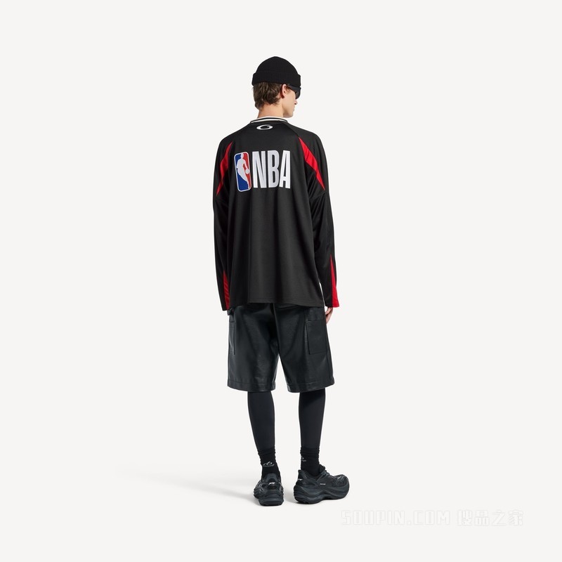 BALENCIAGA | NBA 联名系列廓形长袖T恤