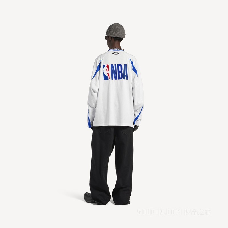 BALENCIAGA | NBA 联名系列廓形长袖T恤