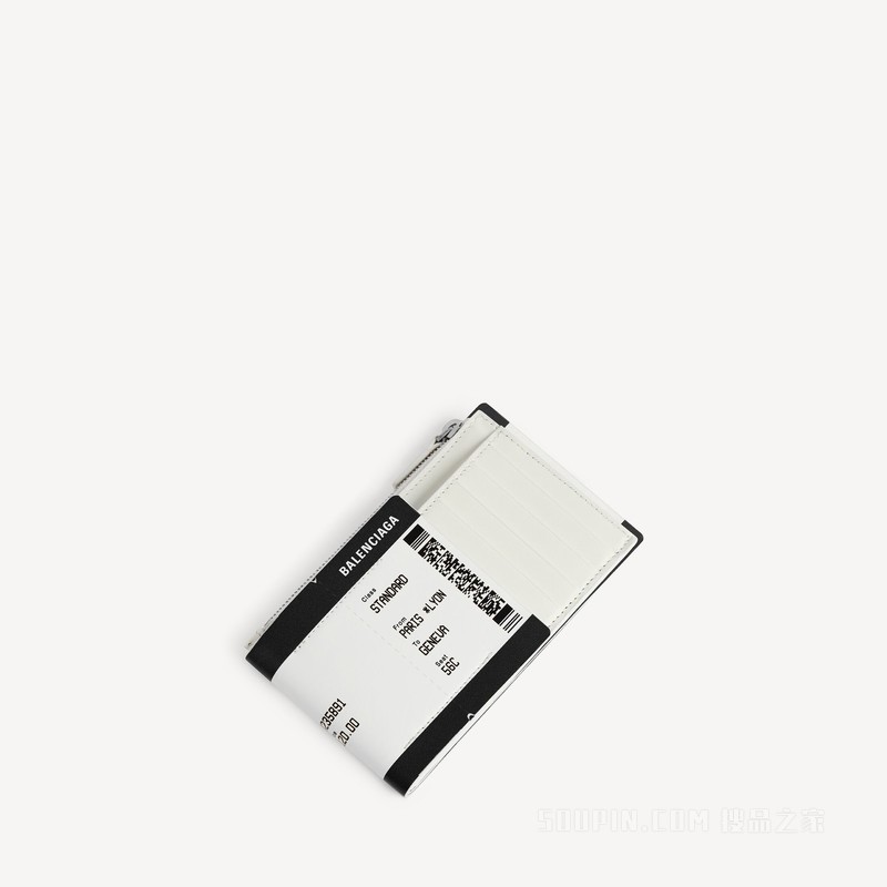 PASSPORT 登机证造型长款零钱包和卡夹