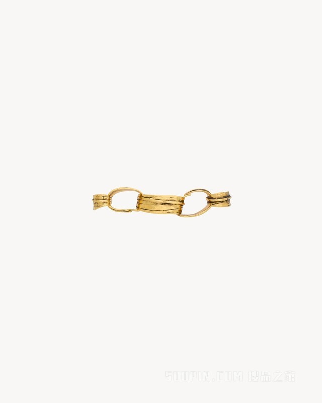 叶子造型金属链式手链