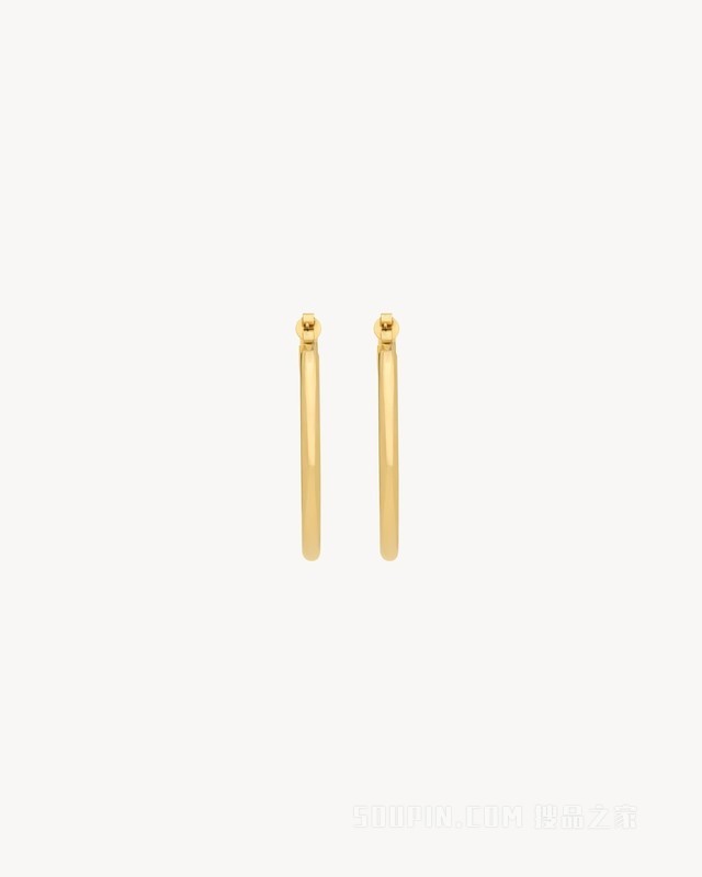 LE CASSANDRE金属环状耳环