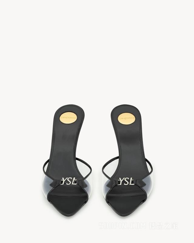 JERRY TPU和仿水晶穆勒鞋