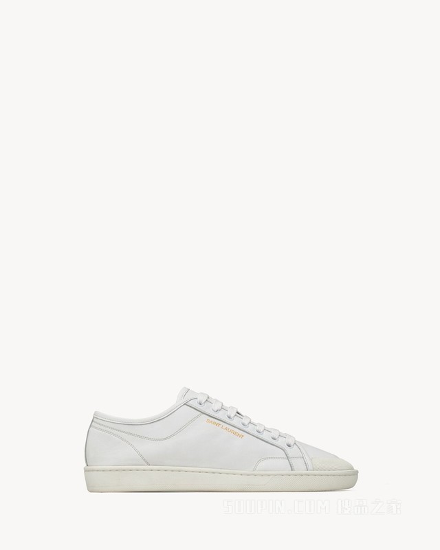 GYM光滑皮革运动鞋