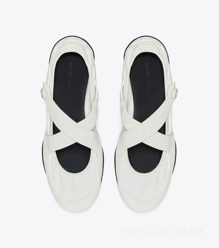 Romy 运动玛丽珍鞋 拉雷多白