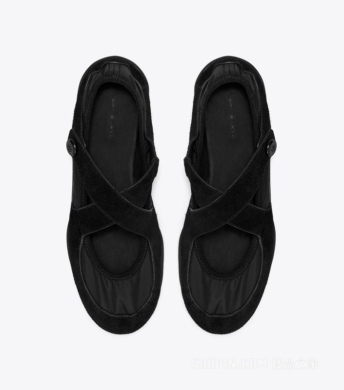 Romy 运动玛丽珍鞋 纯黑