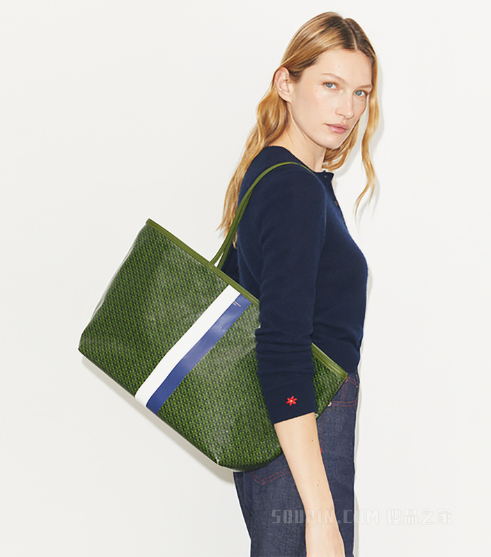 【礼物】Racer 托特包 绿色