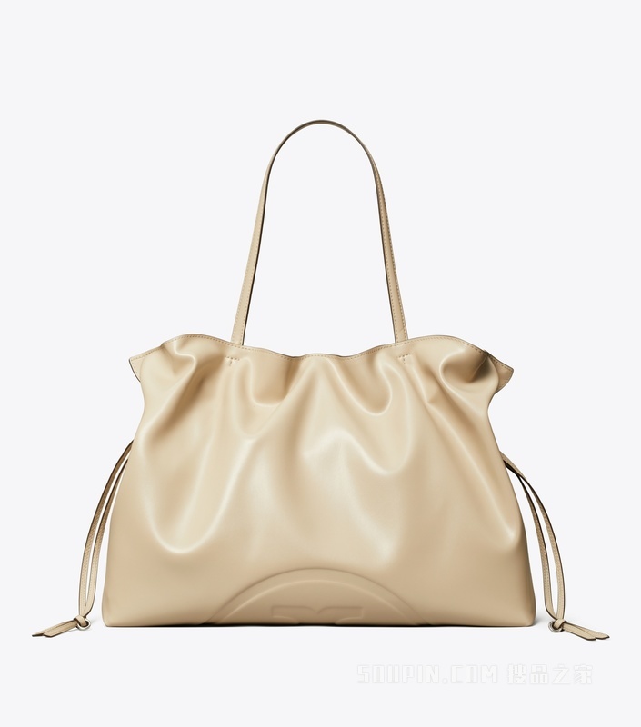 【礼物】Ella 抽绳托特包 素石白