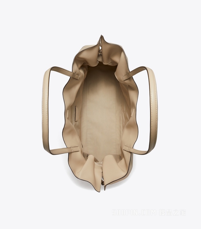 【礼物】Ella 抽绳托特包 素石白