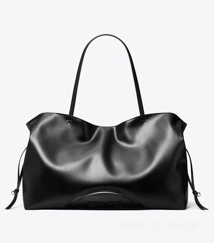 【礼物】Ella 抽绳托特包 黑色