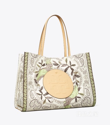 【礼物】Ella 印花托特包 薄荷绿