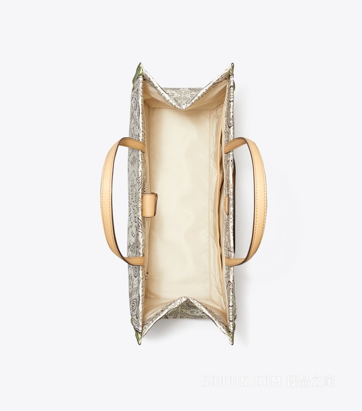 【礼物】Ella 印花托特包 薄荷绿