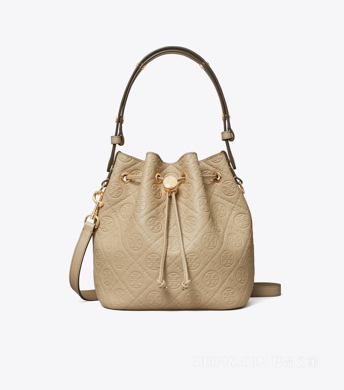 【礼物】T Monogram 水桶包 陶土色