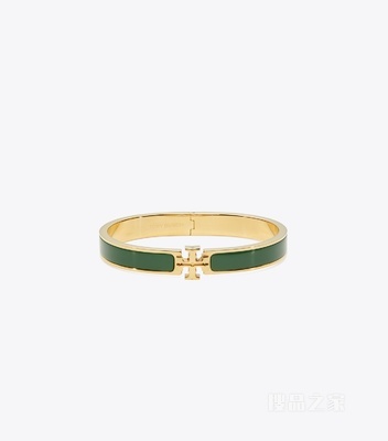 【礼物】Icon 经典系列中号手镯 Tory 金/深甘蓝色