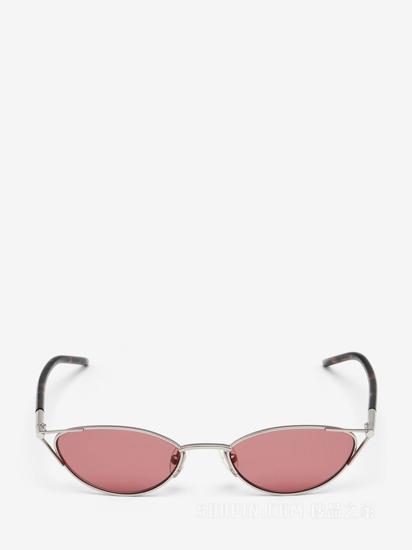 T-Bar流畅猫眼框太阳眼镜
