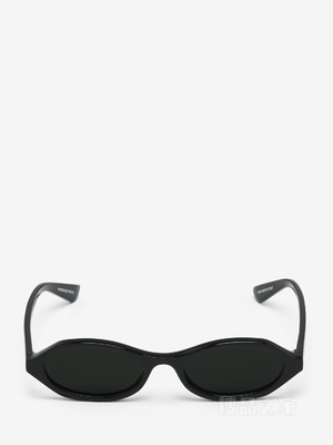 几何椭圆框太阳眼镜