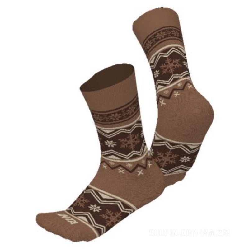 安踏运动文化男女同款平板长袜