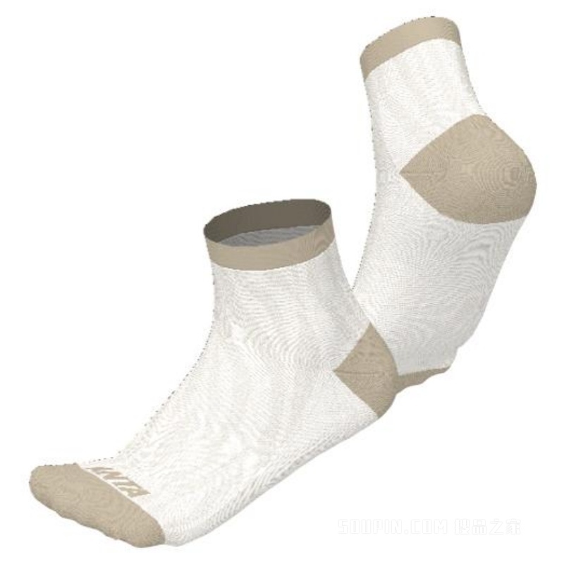 安踏运动文化男女同款平板中袜