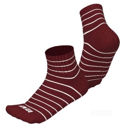 安踏运动文化男女同款平板中袜