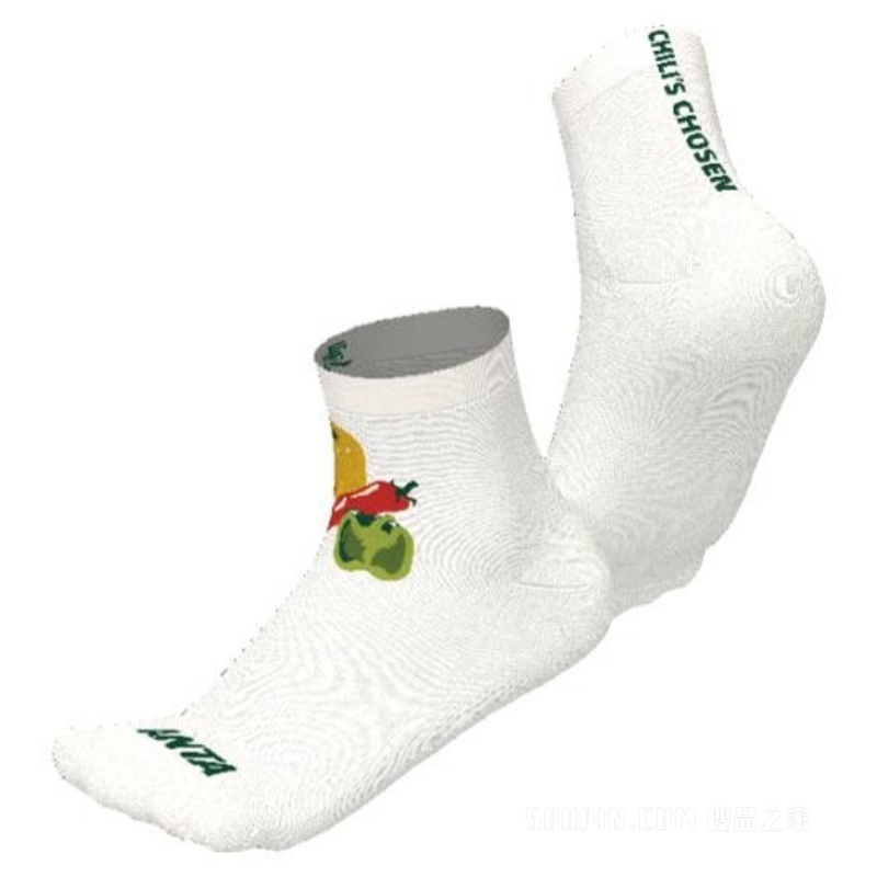 安踏新年男女同款平板中袜