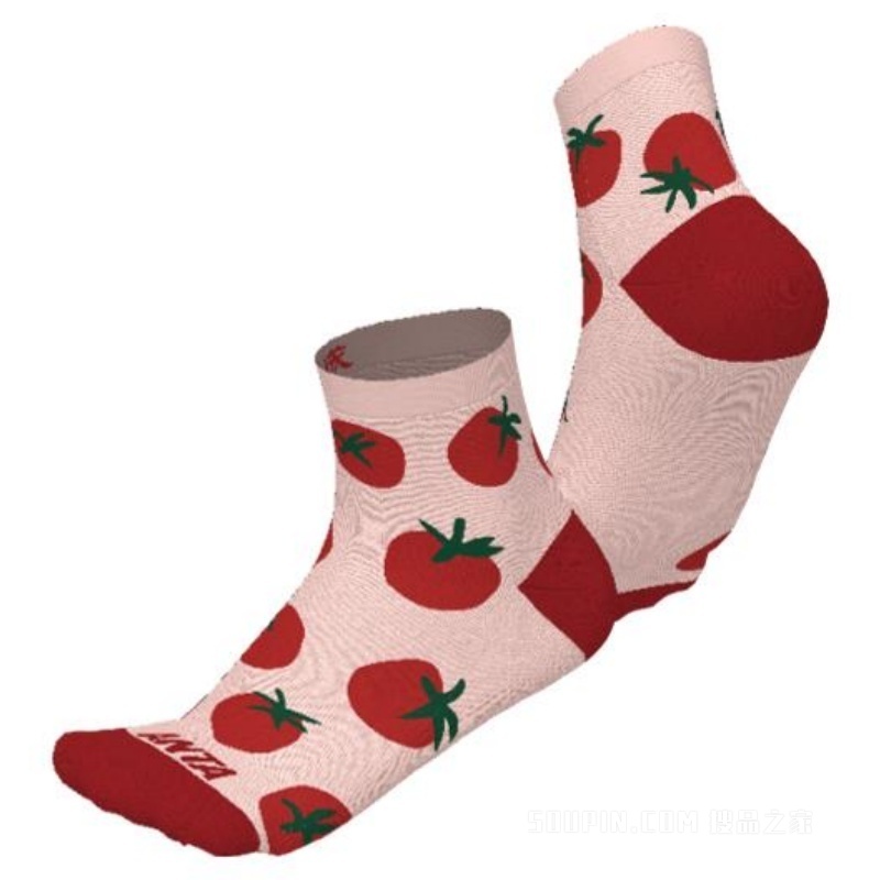 安踏新年男女同款平板中袜