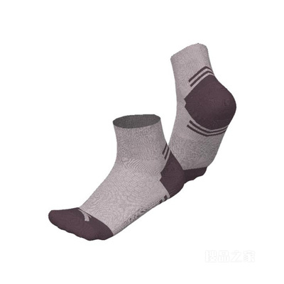 安踏训练男女同款平板中袜