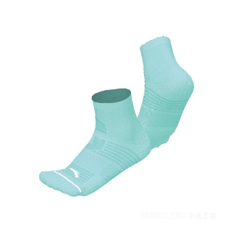 安踏跑步男女同款平板中袜