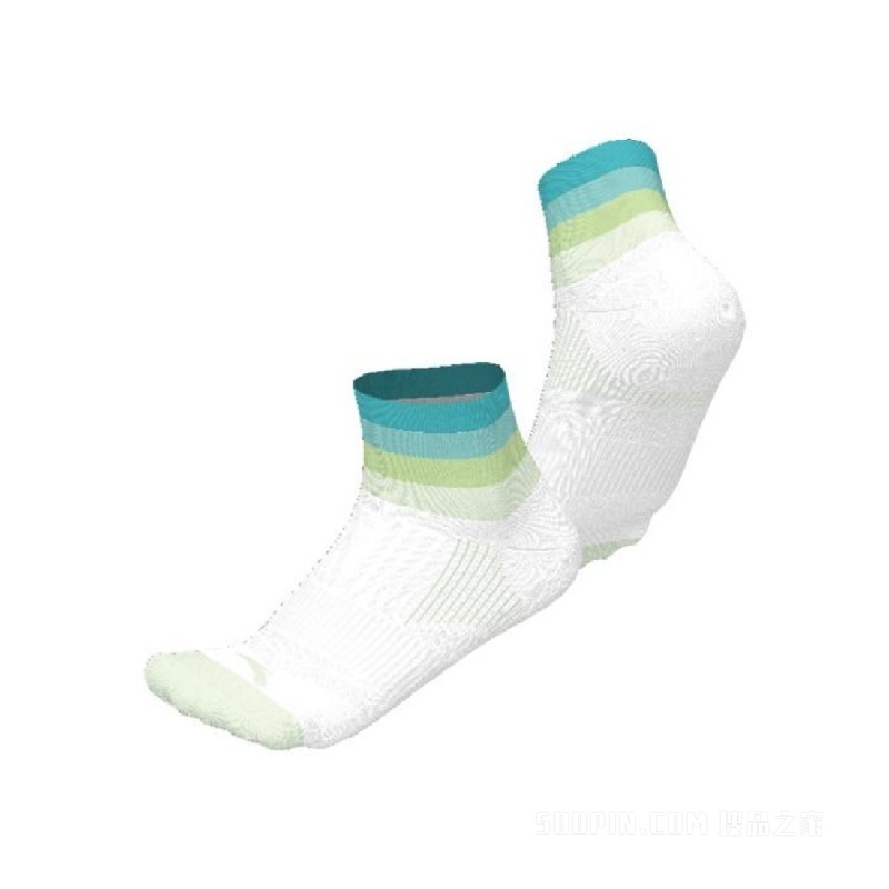 安踏跑步男女同款平板中袜
