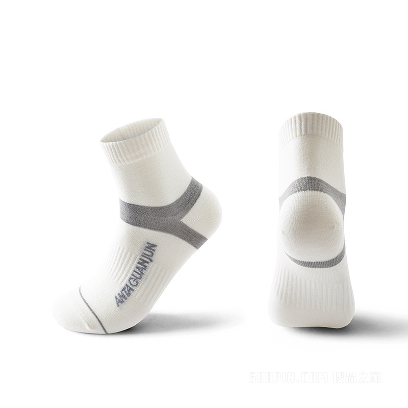 安踏冠军全天候系列男女同款平板中袜