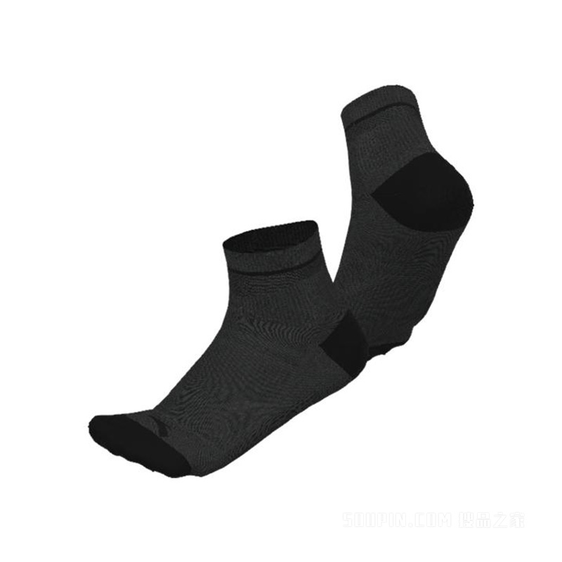 安踏训练男女同款平板中袜