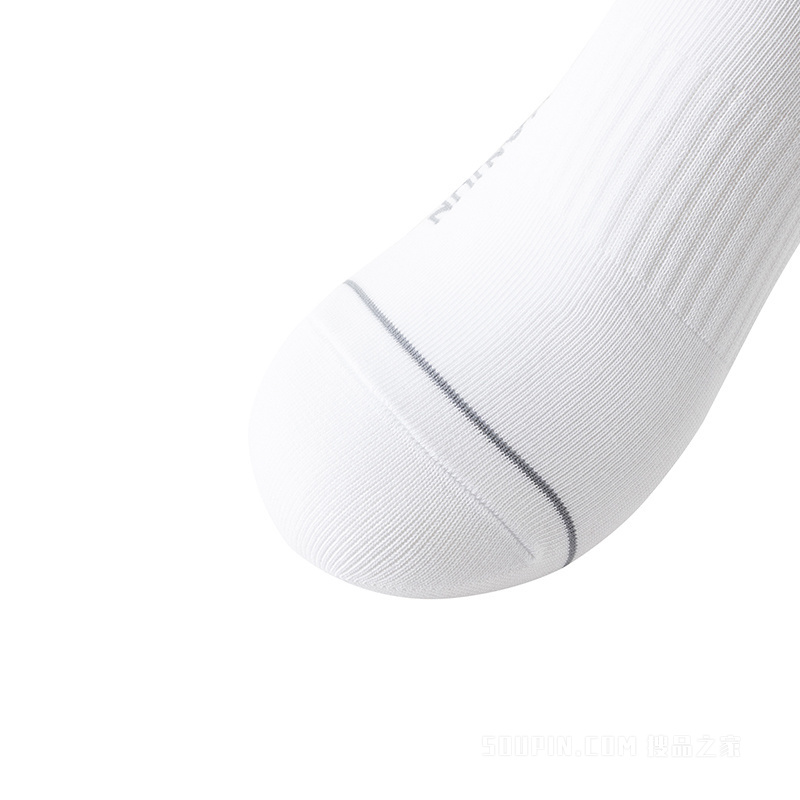 安踏冠军全天候系列男女同款平板短袜两双装