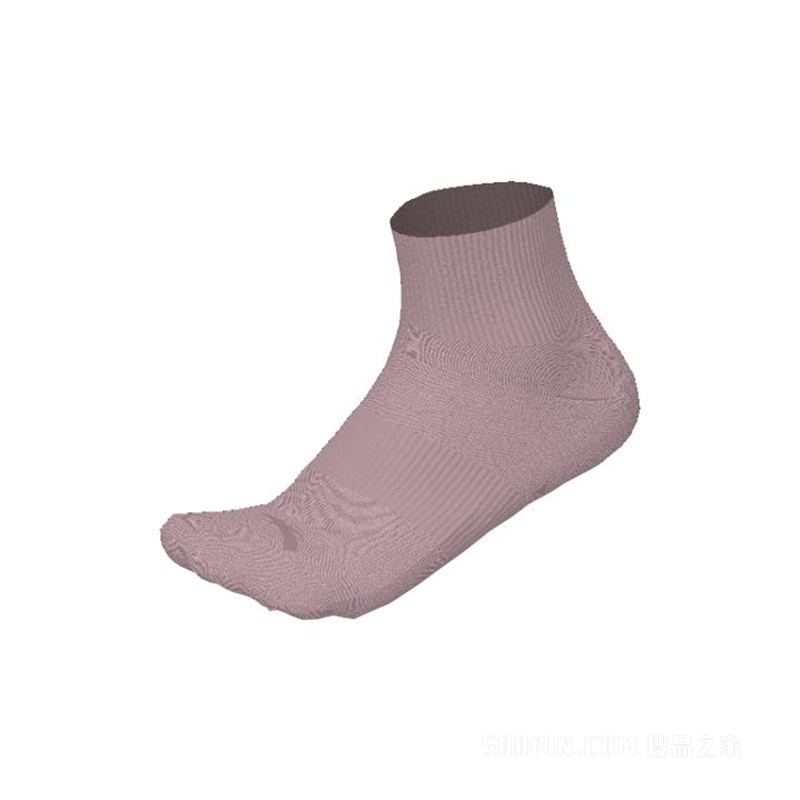 安踏综训系列男女同款平板中袜