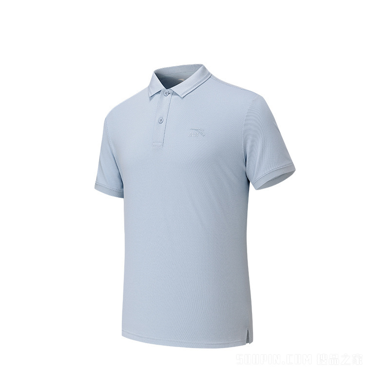 安踏生活系列运动复古男子冰肤短T