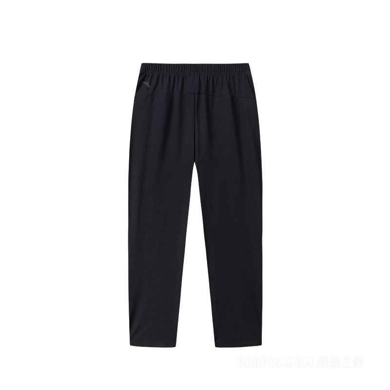 安踏训练男子液柔冰肤针织运动长裤