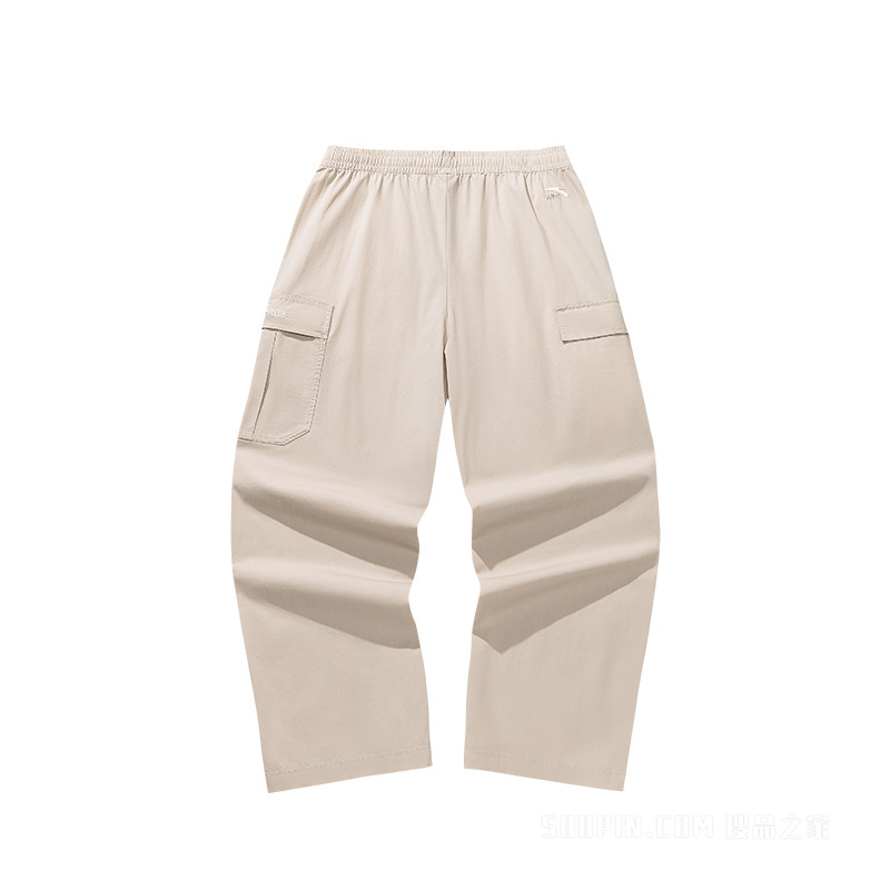 安踏运动复古男子梭织休闲长裤