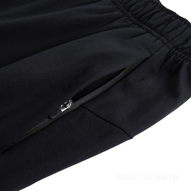 安踏训练男子液柔冰肤针织运动长裤