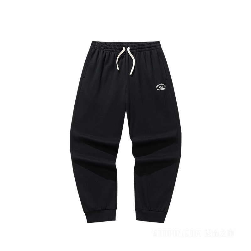 安踏运动复古男子冰肤针织运动长裤