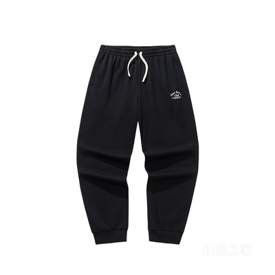 安踏运动复古男子冰肤针织运动长裤