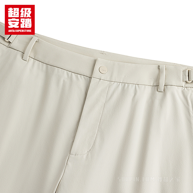 超级安踏城市通勤男子无氟防泼水长裤