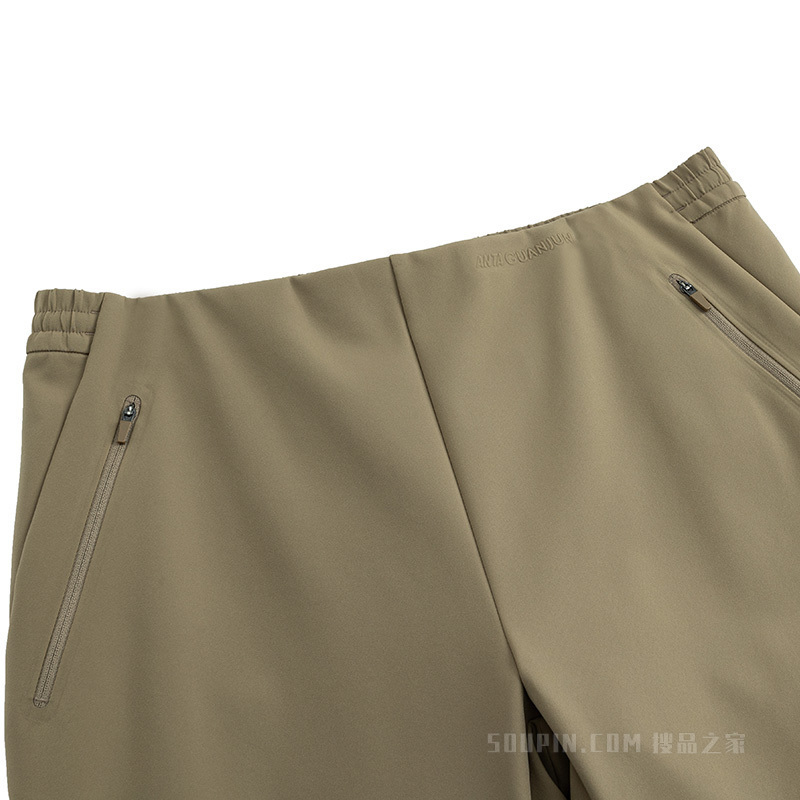 安踏冠军商务男子防泼水梭织运动长裤