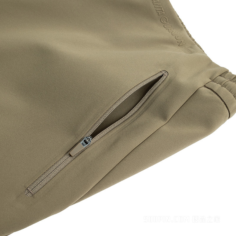 安踏冠军商务男子防泼水梭织运动长裤