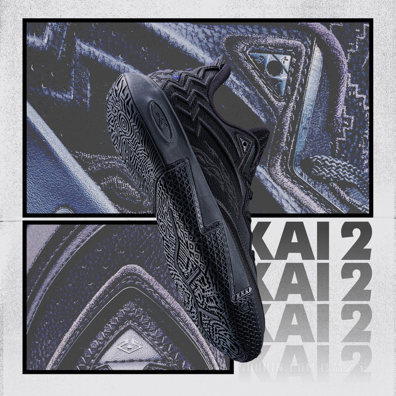 安踏欧文二代「黑玛瑙」男子氮科技篮球鞋