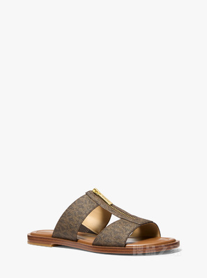 Berkley 老花平底凉鞋