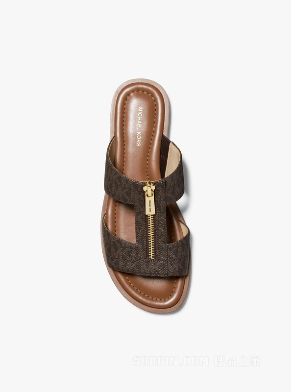 Berkley 老花平底凉鞋