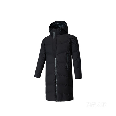 安踏冠军荣耀男子防风透湿长款羽绒服
