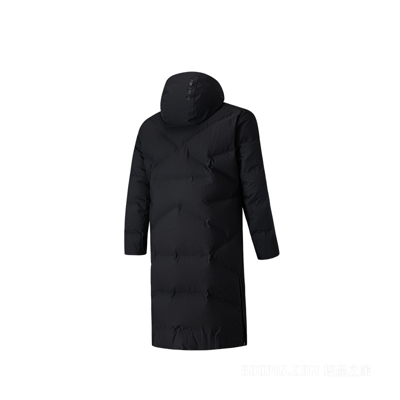安踏冠军荣耀男子防风透湿长款羽绒服